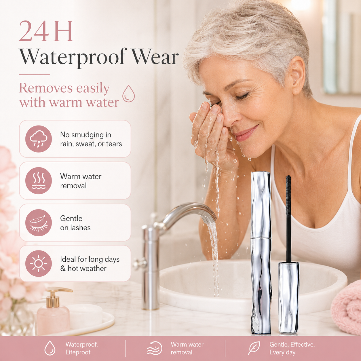 Aerisev® Waterproof Mascara 💧 – Longer, Fuller-Looking Lashes Without Clumping